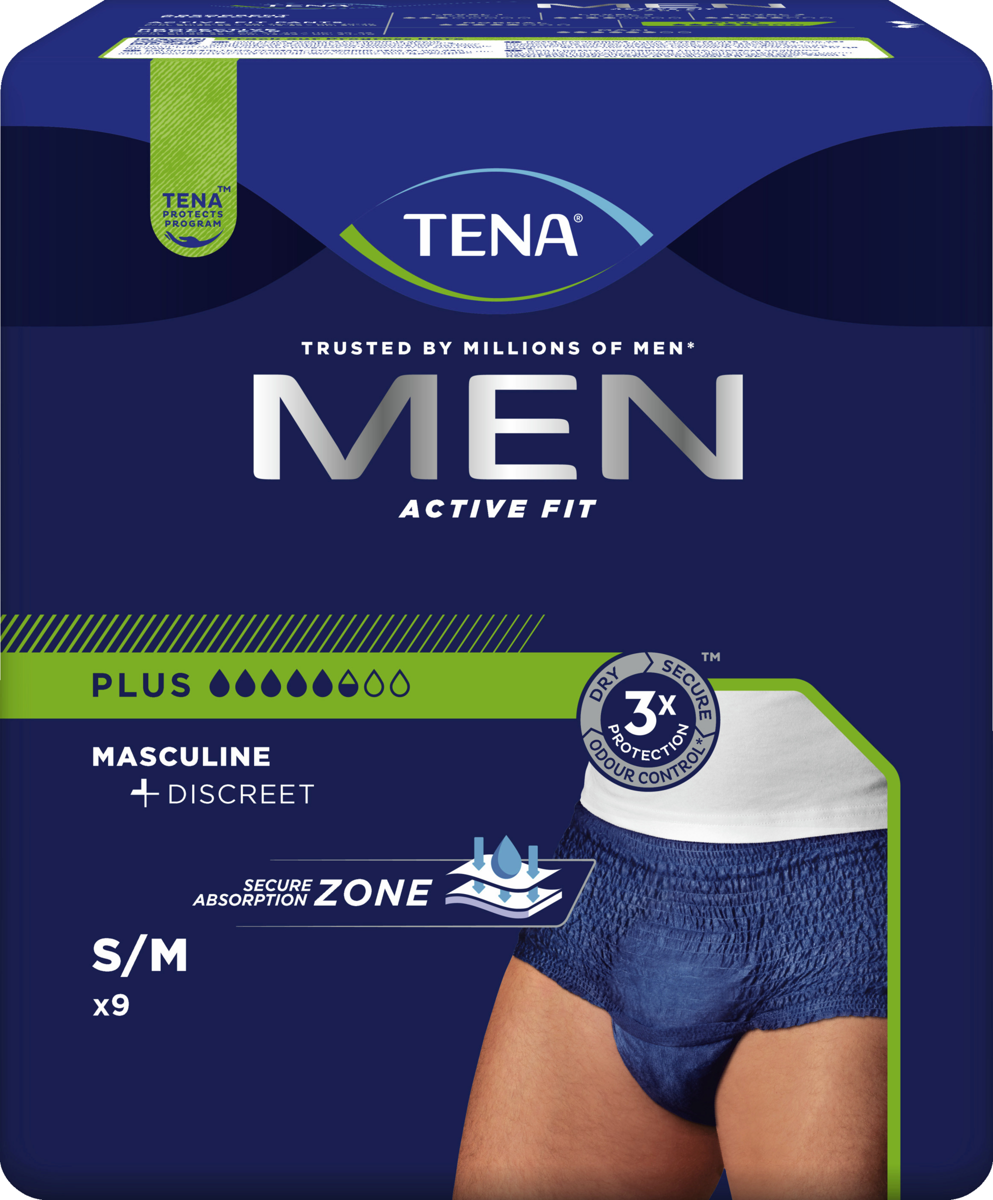 سراويل رجالي اكتيف فيت بلس مقاس M