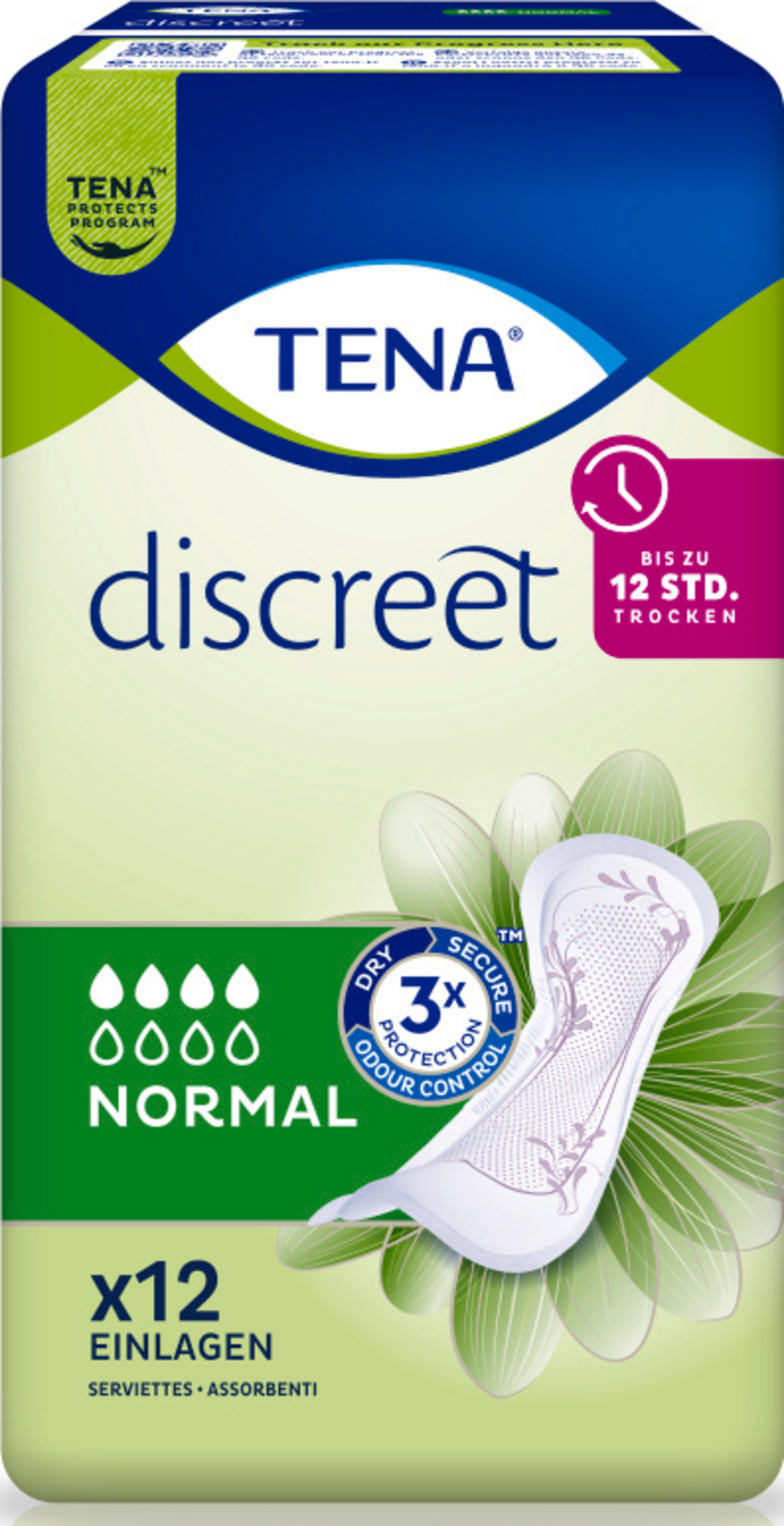 فوط نسائية Discreet Normal