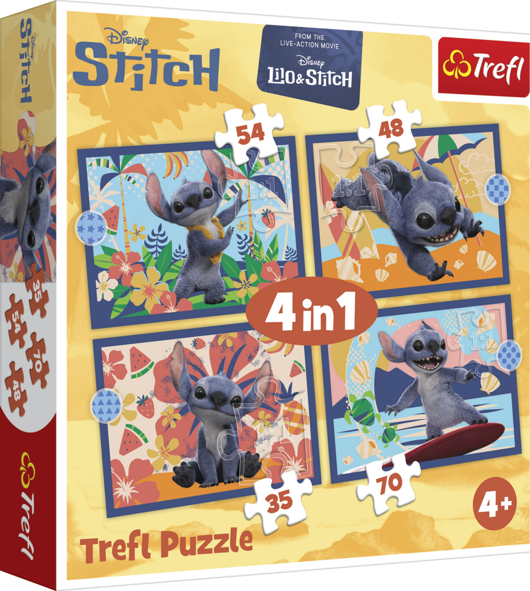 4in1 Puzzle Lilo & Stitch