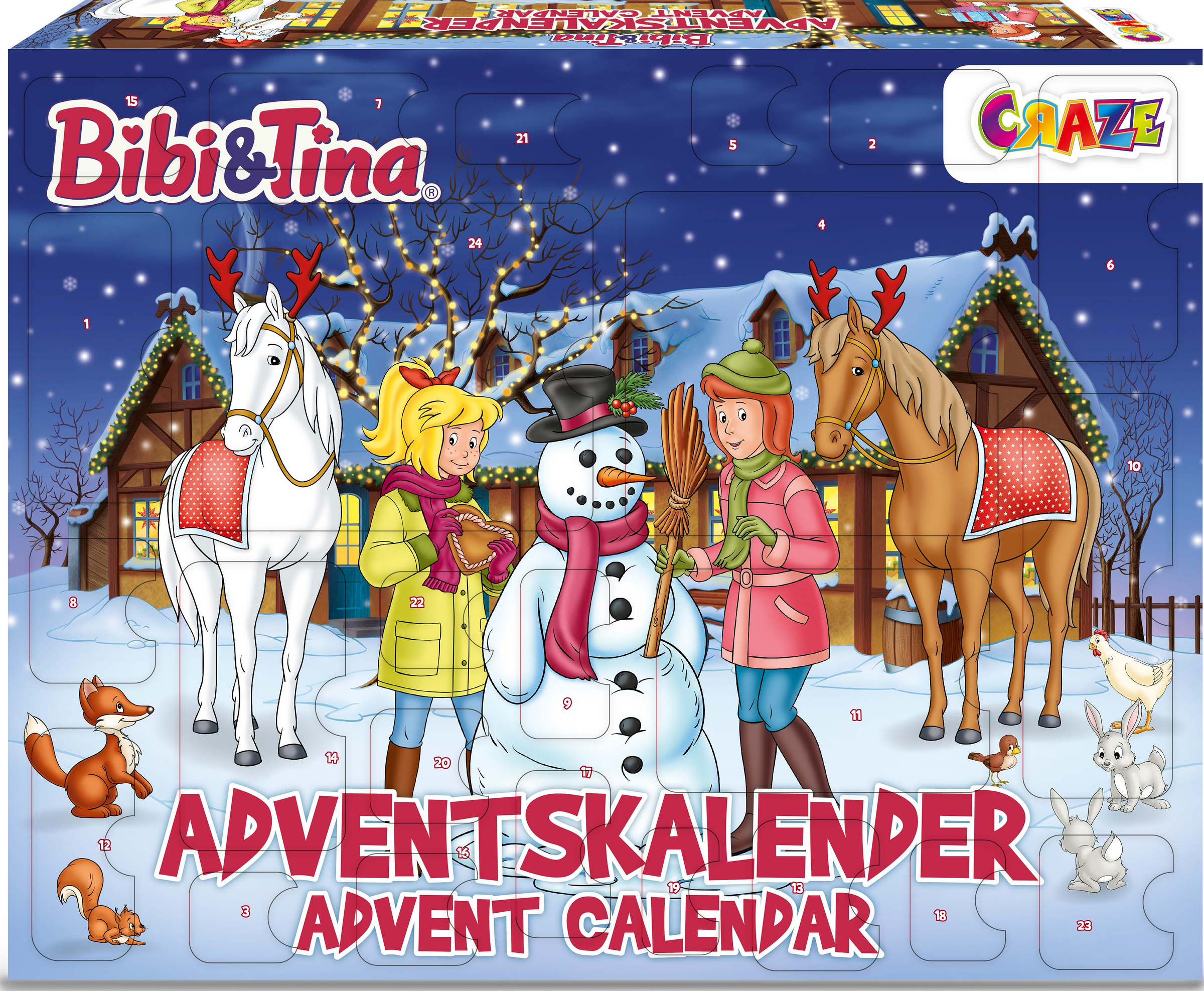 CRAZE Bibi und Tina Adventskalender 2025
