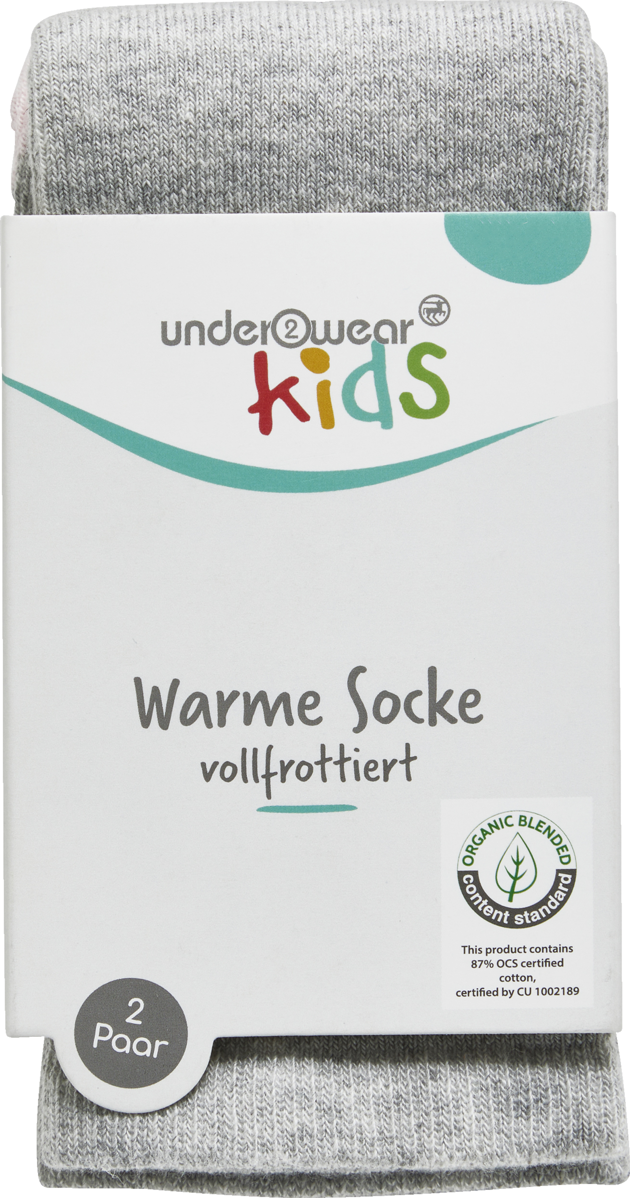 under2wear kids 2er Pack warme Socken Bär Gr. 27/30