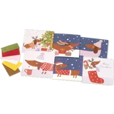 IDEENWELT Bastelset Filzbilder Dackel