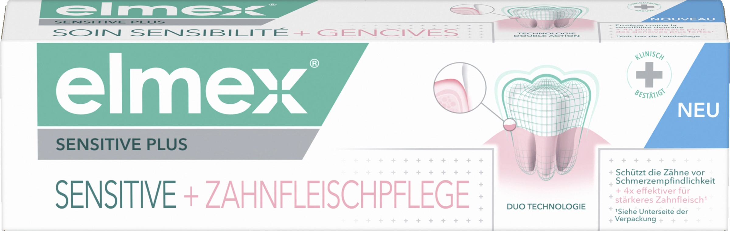 معجون أسنان Sensitive Plus Sensitive + للعناية باللثة