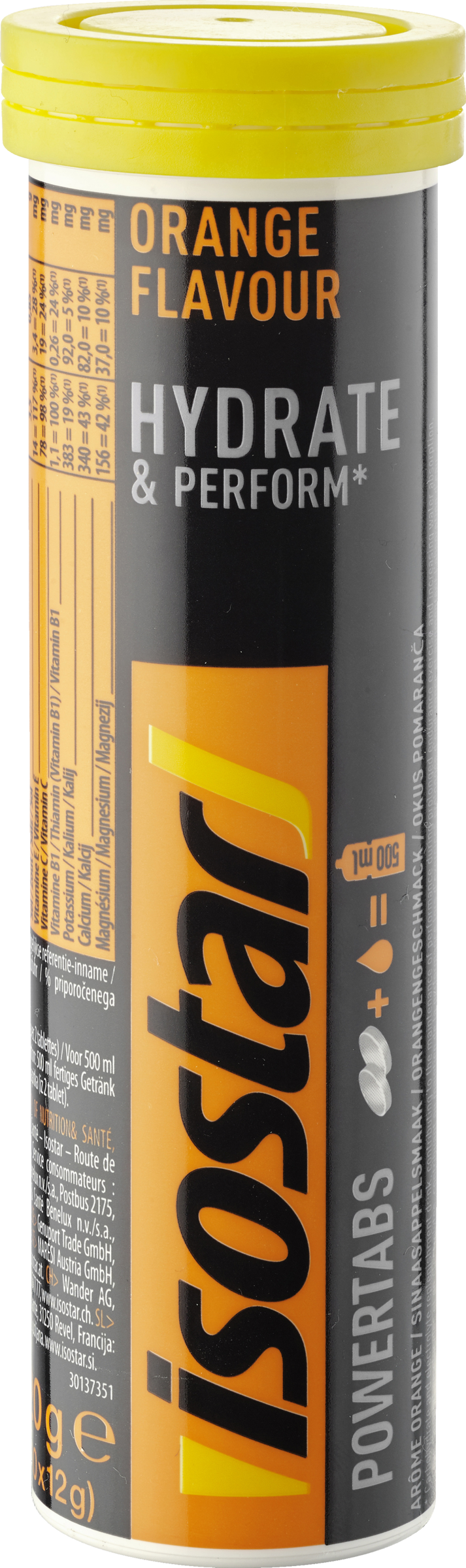 isostar Powertabs Hydrate & Perform Orange Flavour