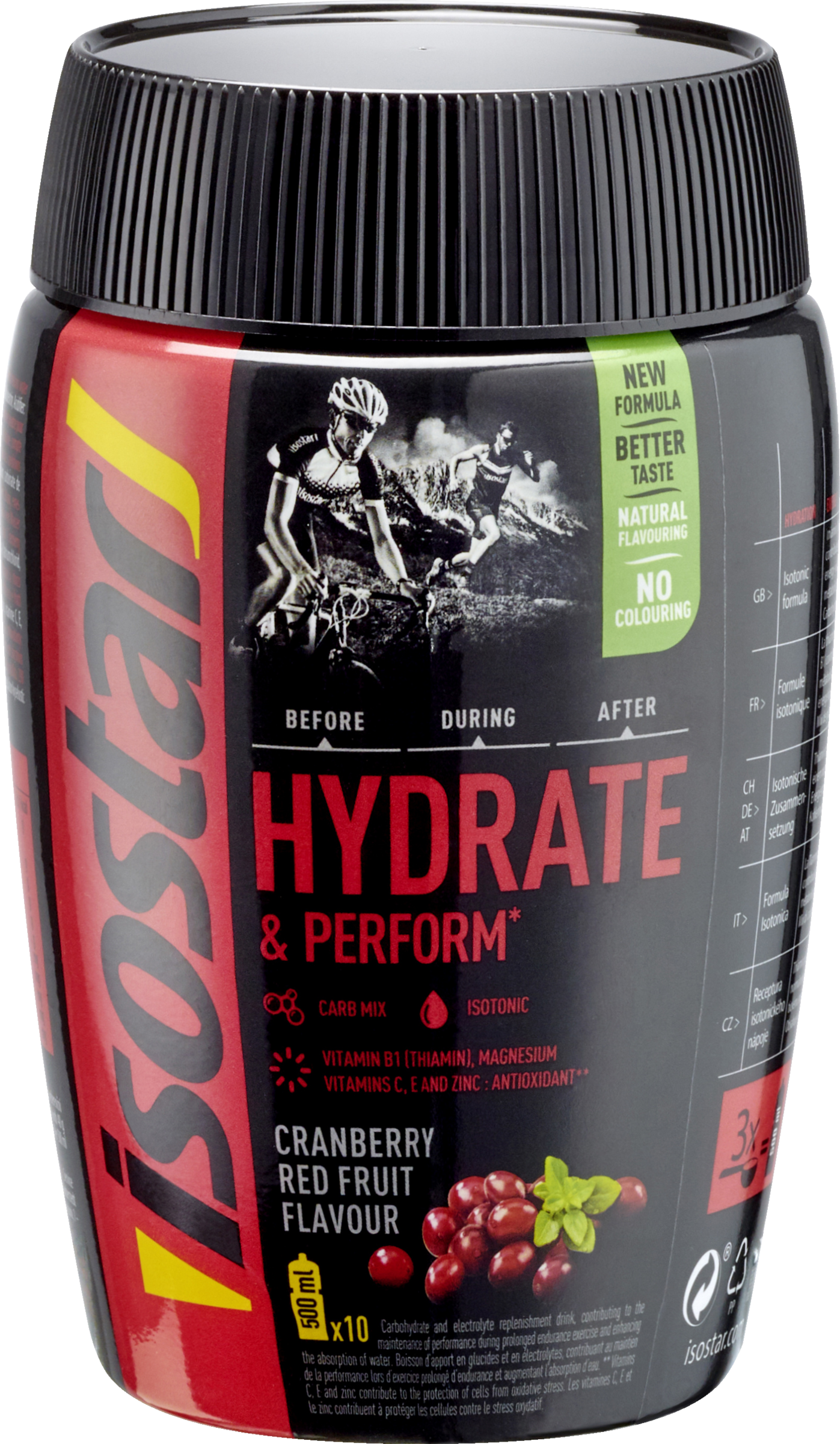 isostar Powder Hydrate & Perform Cranberry Red Fruit Flavour