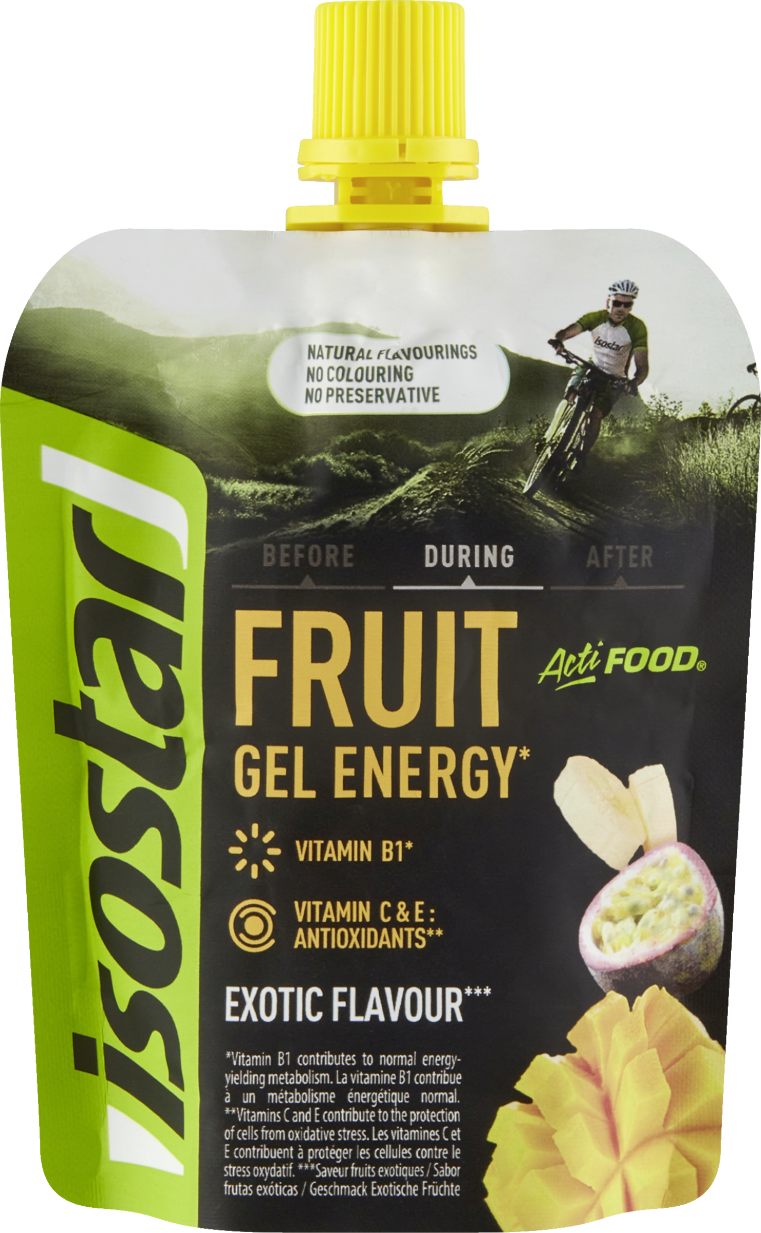 isostar Fruit Gel Energy Exotic Flavour
