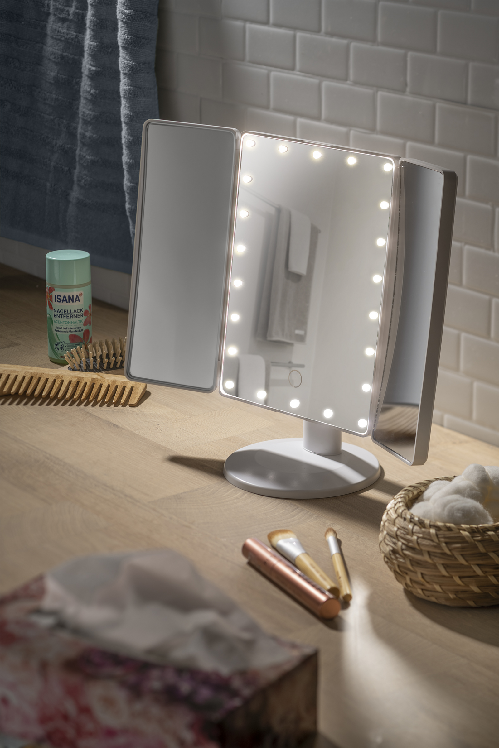 IDEENWELT LED-Kosmetikspiegel