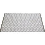 Webteppich Waben grau 60x90