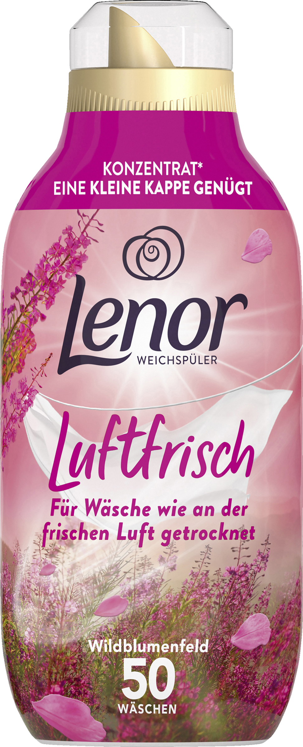 Lenor Weichspüler Konzentrat Luftfrisch Wildblumenfeld 50 WL
