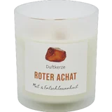 Duftkerze mit rotem Achat