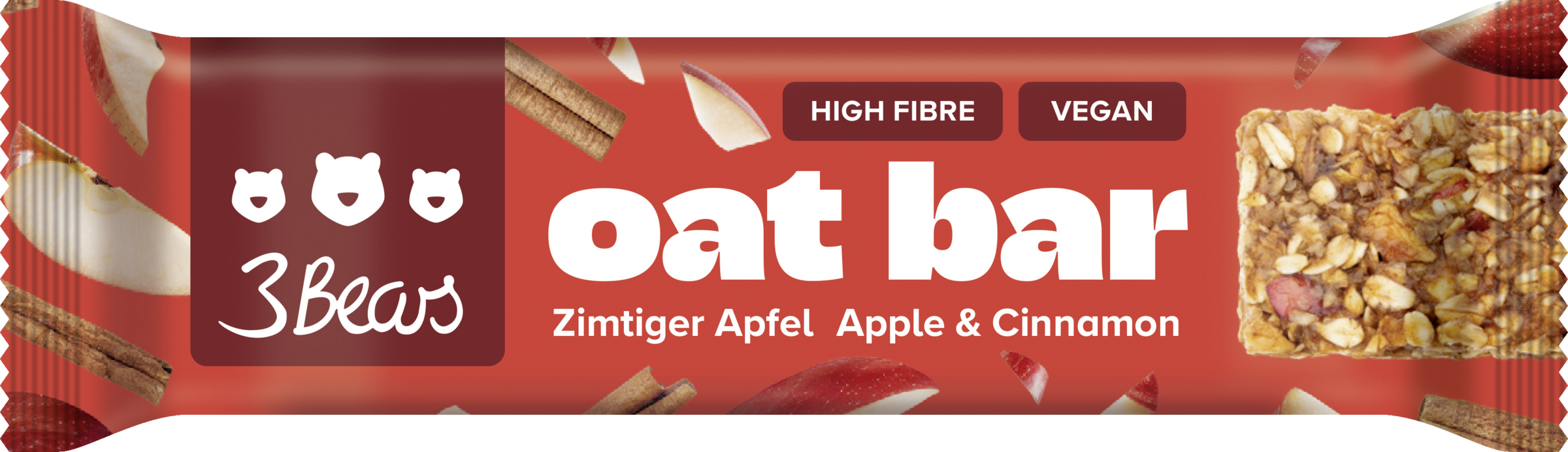 3Bears Oat Bar - Zimtiger Apfel
