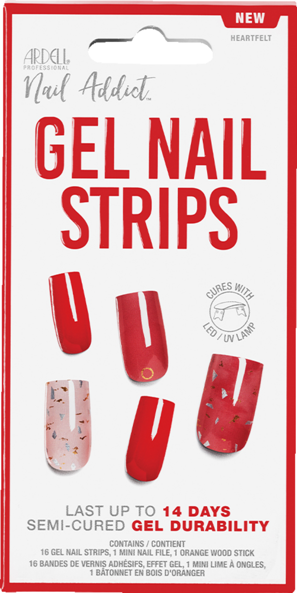 ARDELL Nail Addict Gel Nail Strips Heartfelt