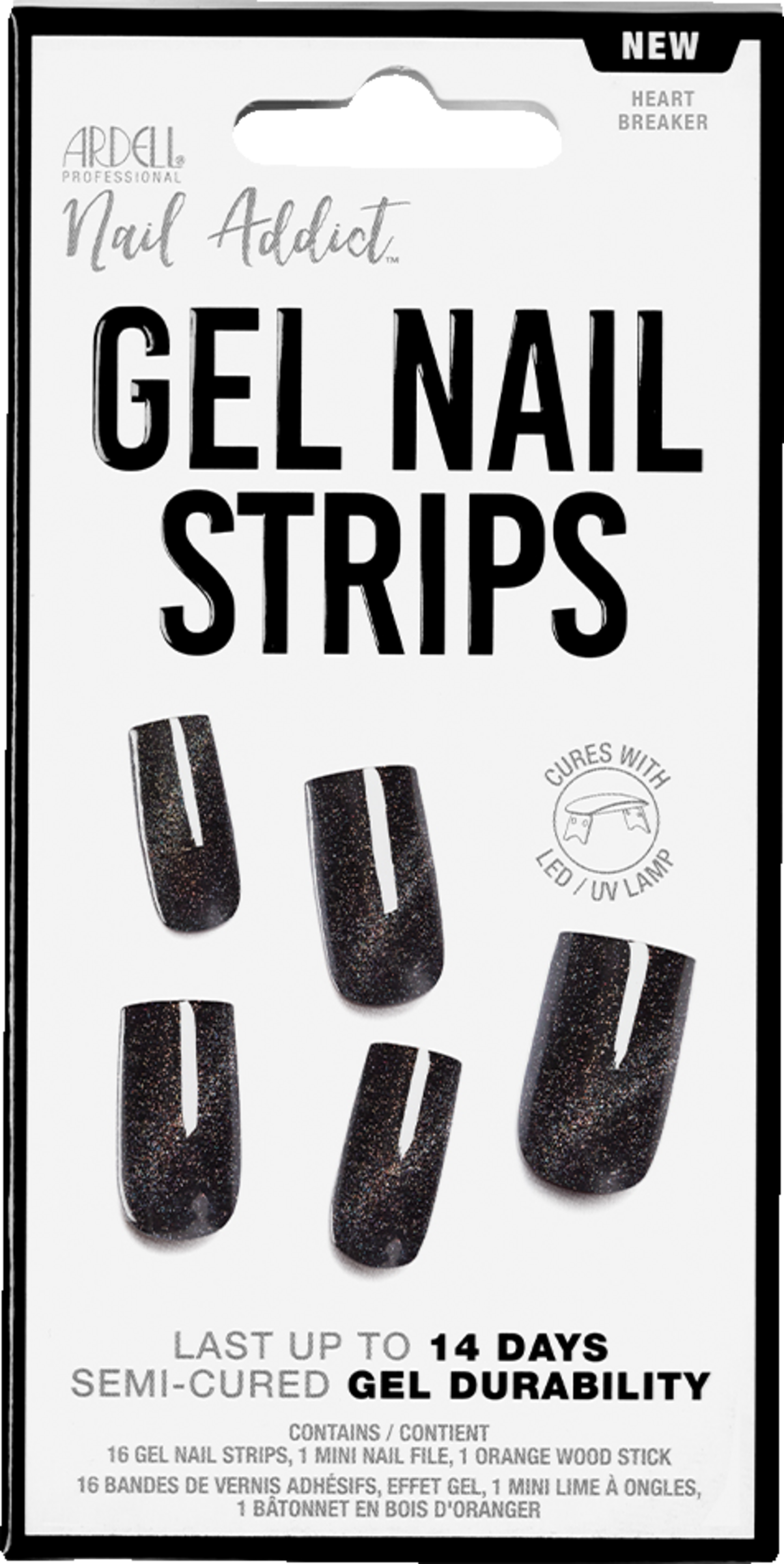 ARDELL Nail Addict Gel Nail Strips Heartbreaker