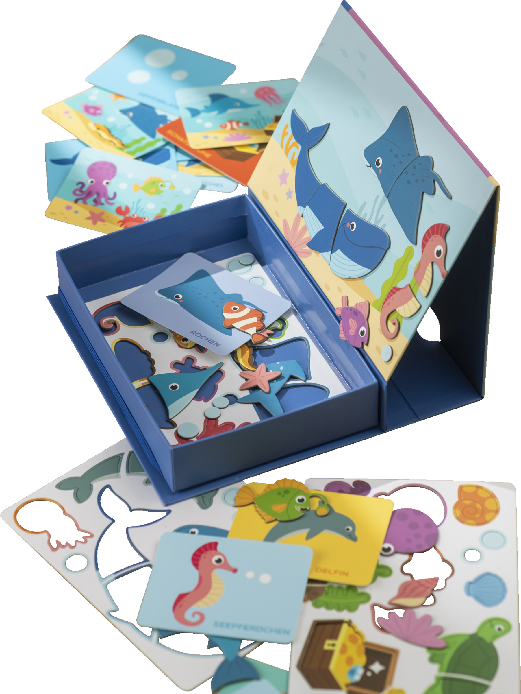 IDEENWELT Magnet-Spiel-Set Unterwasserwelt