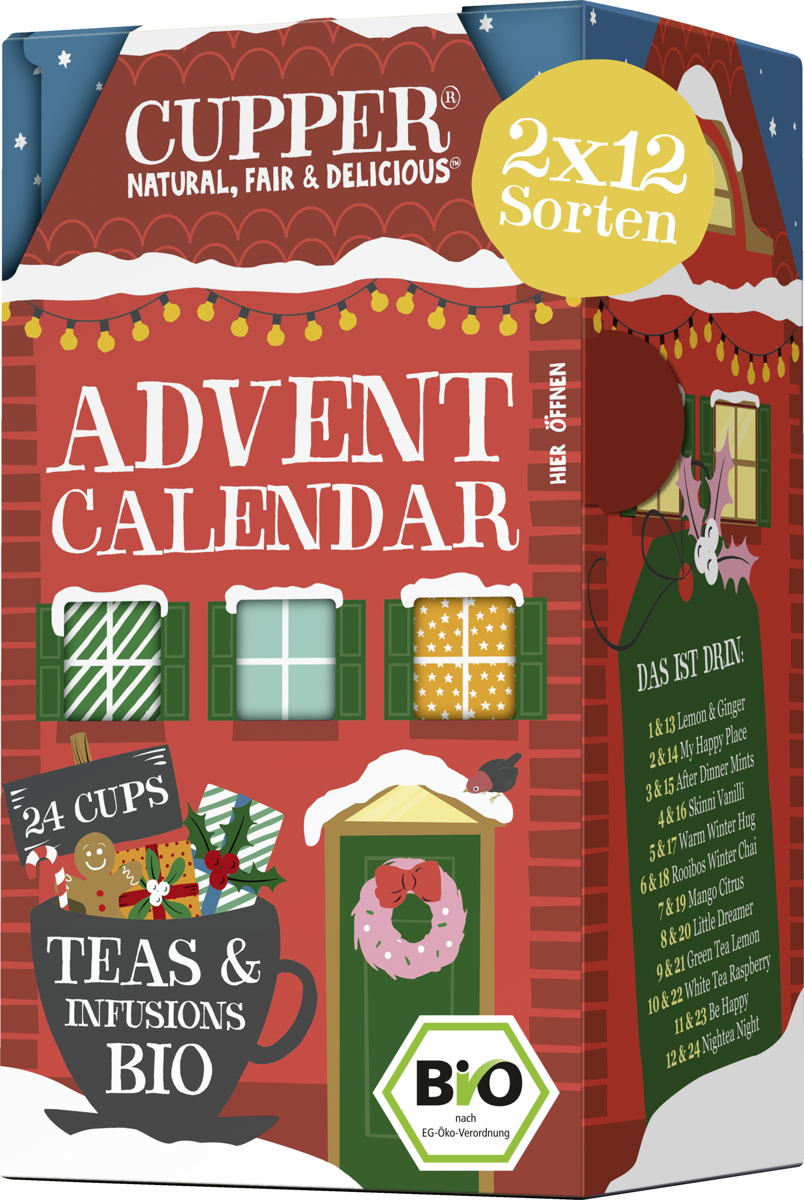Cupper Bio-Tee Adventskalender 2025