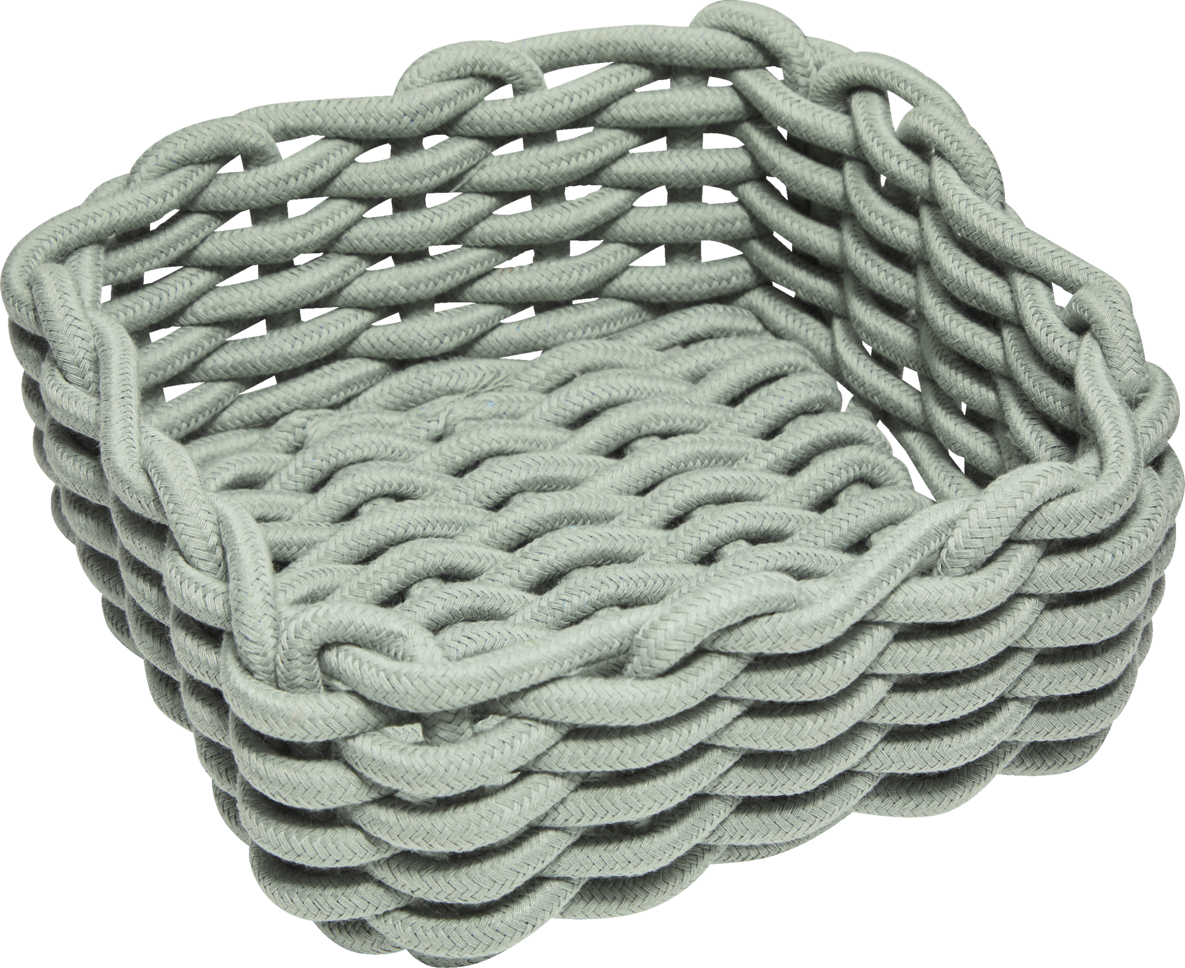 IDEENWELT Textiler Aufbewahrungskorb Salbei