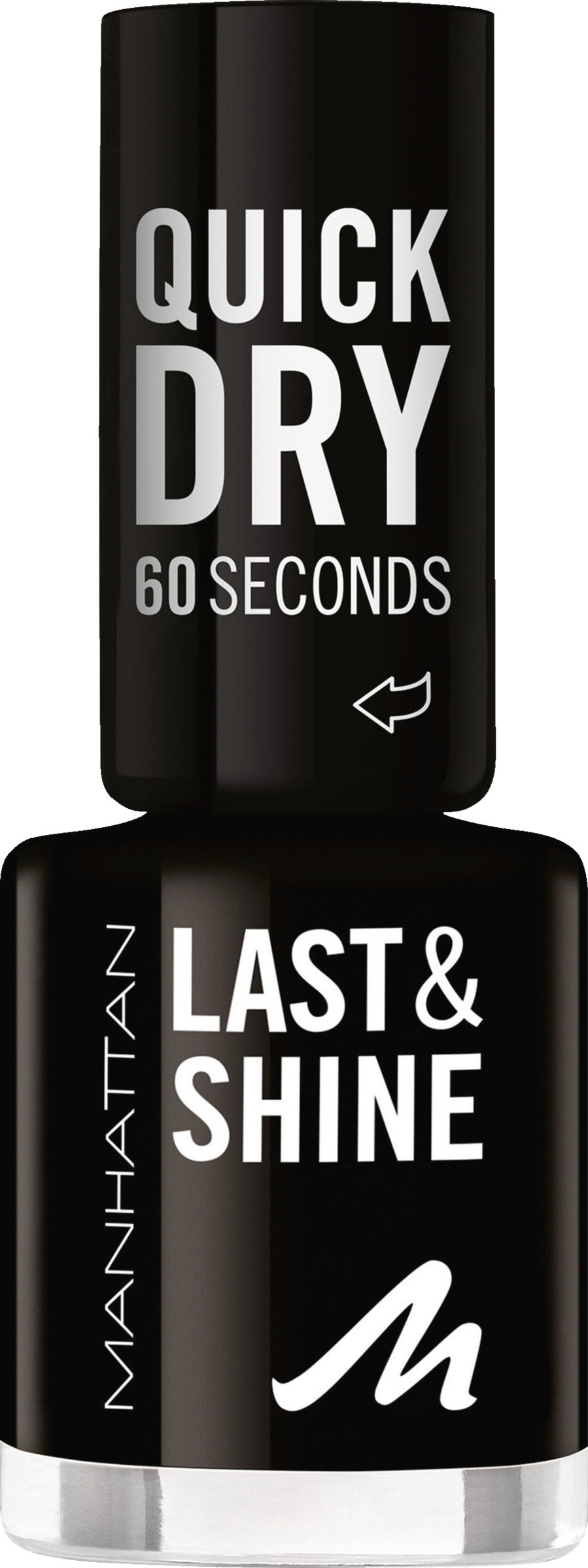 Manhattan Last & Shine Nail Polish 790 Black Is Back