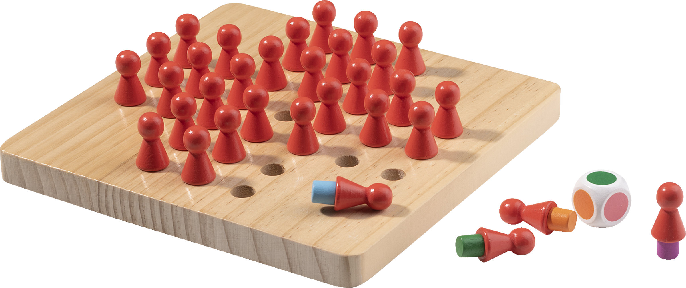 IDEENWELT Holz-Solitär und Memo-Spiel