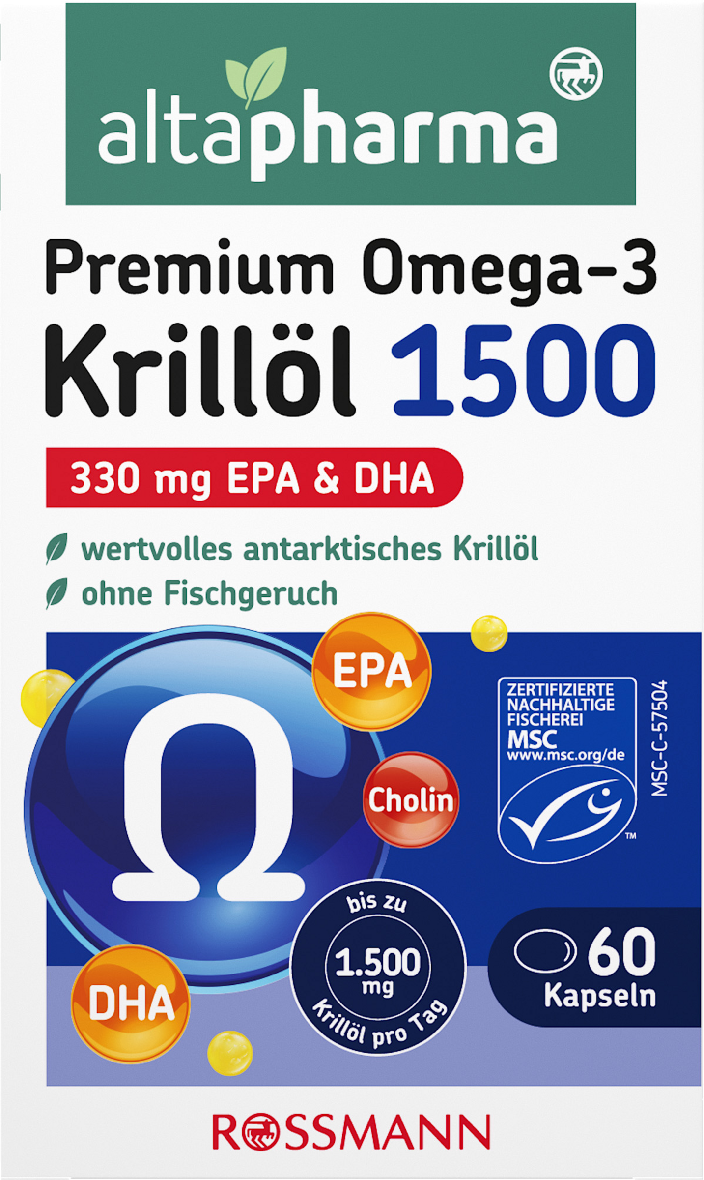 altapharma Premium Omega-3 Krillöl