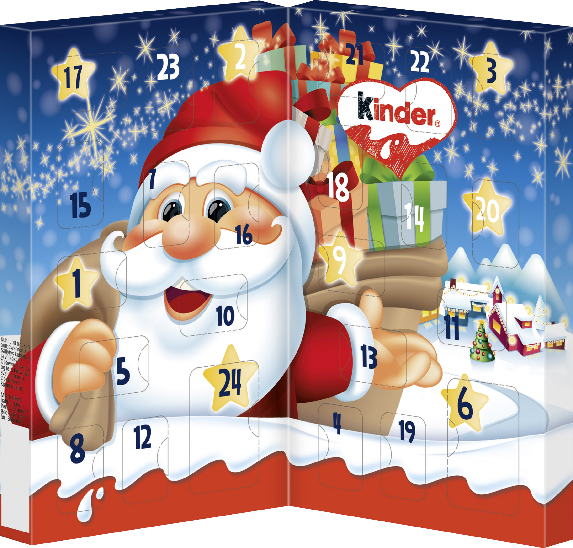 Ferrero Kinder Mix Tisch-Adventskalender 2025 (24 Stück)