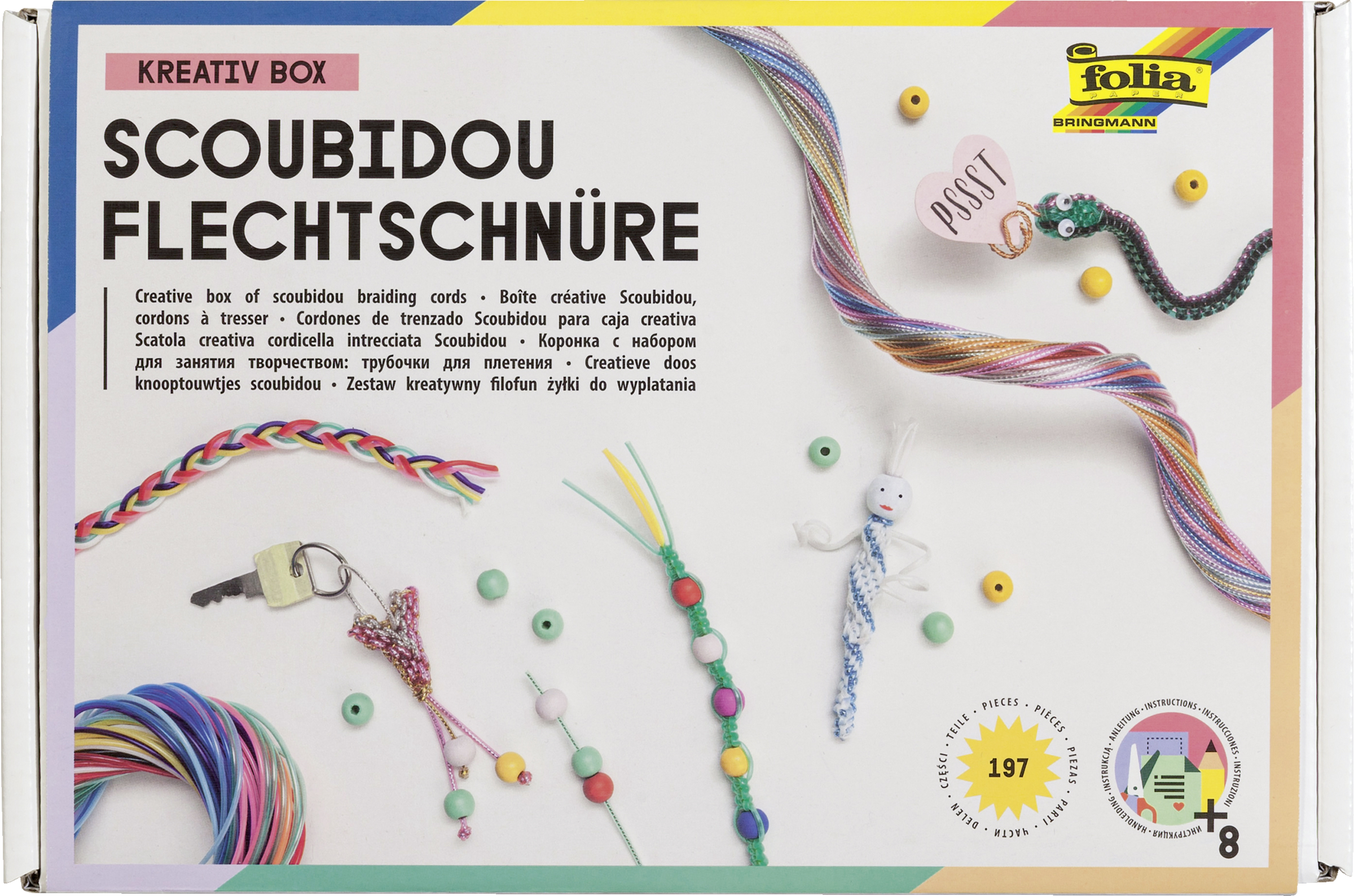 folia Scoubidou Flechtschnüre