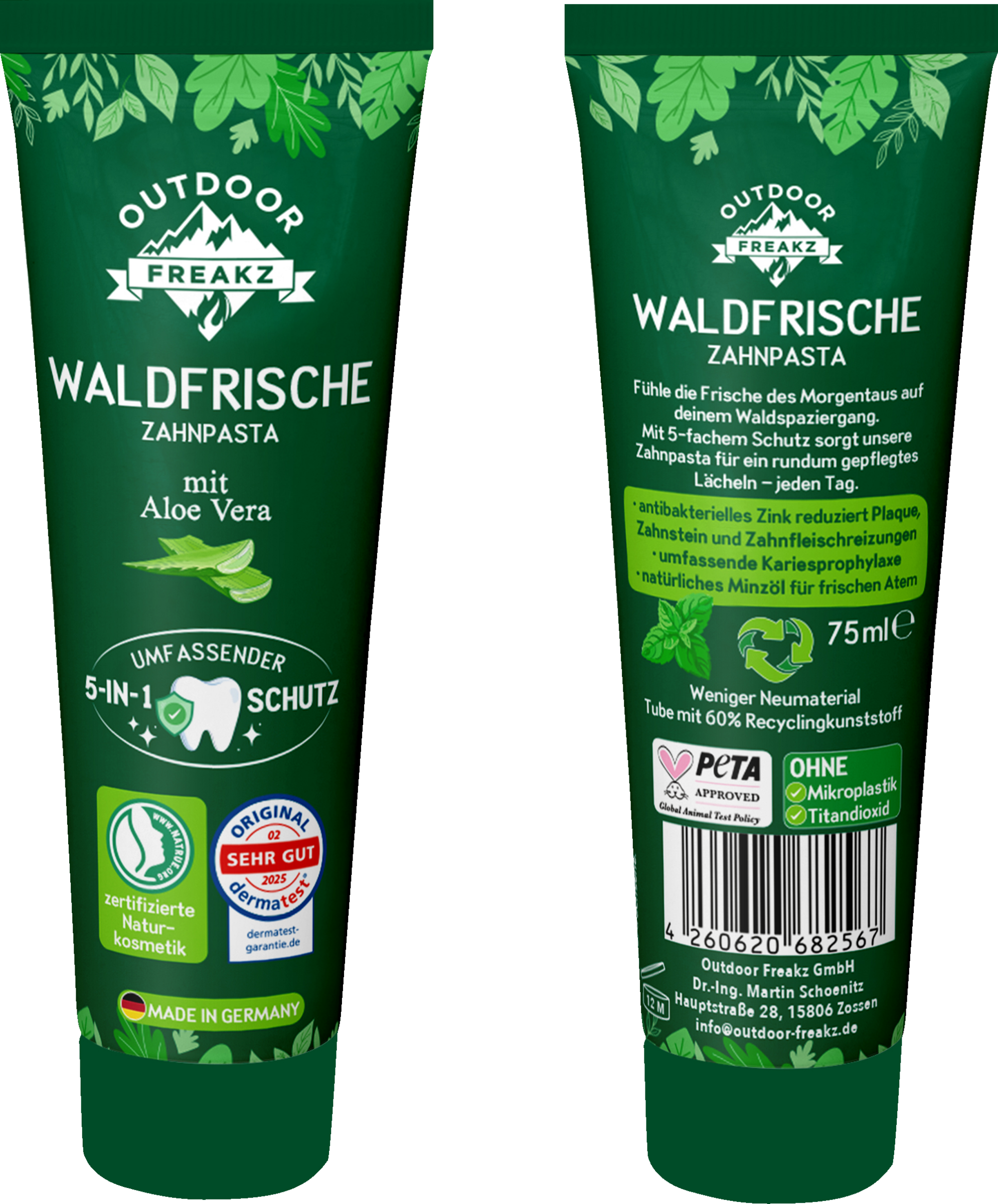 Outdoor Freakz Waldfrische Zahnpasta
