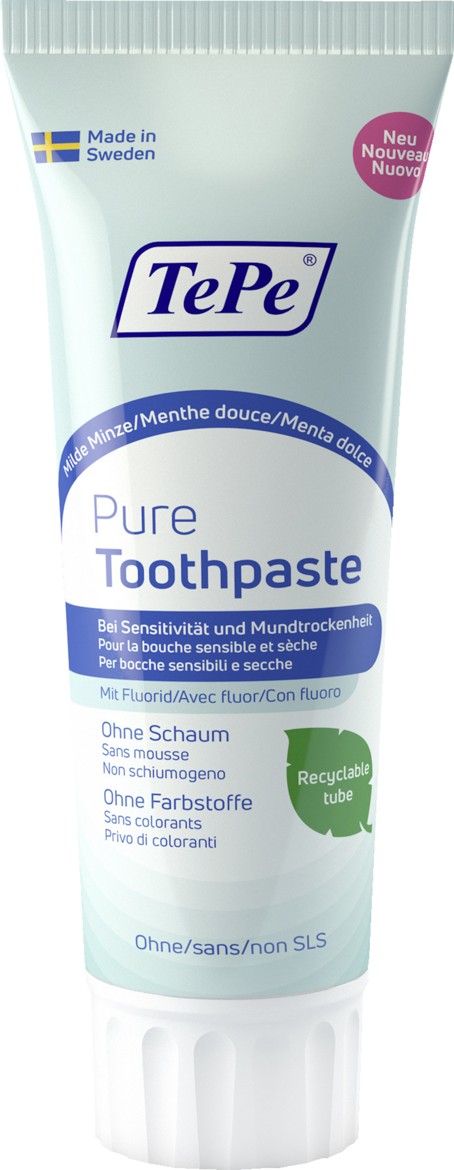 TePe Pure Toothpaste Milde Minze
