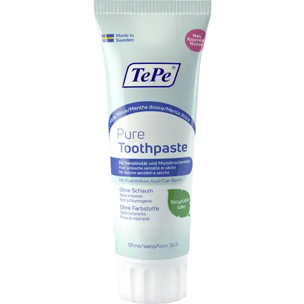 معجون أسنان نقي بنعناع خفيف