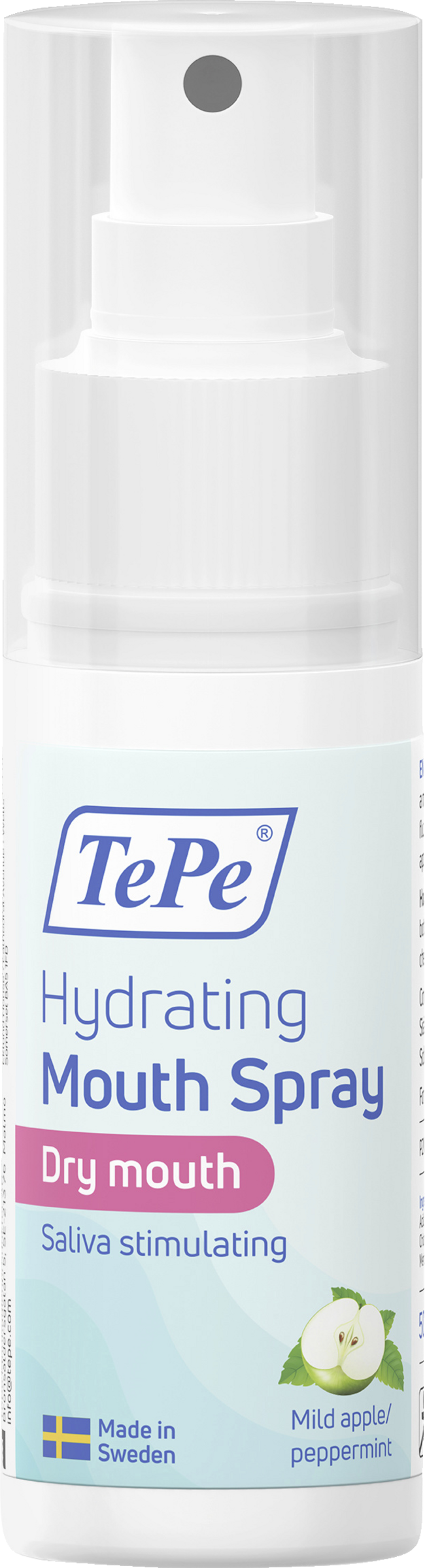 TePe Feuchtigkeitsspendendes Mundspray Milder Apfel & Minze