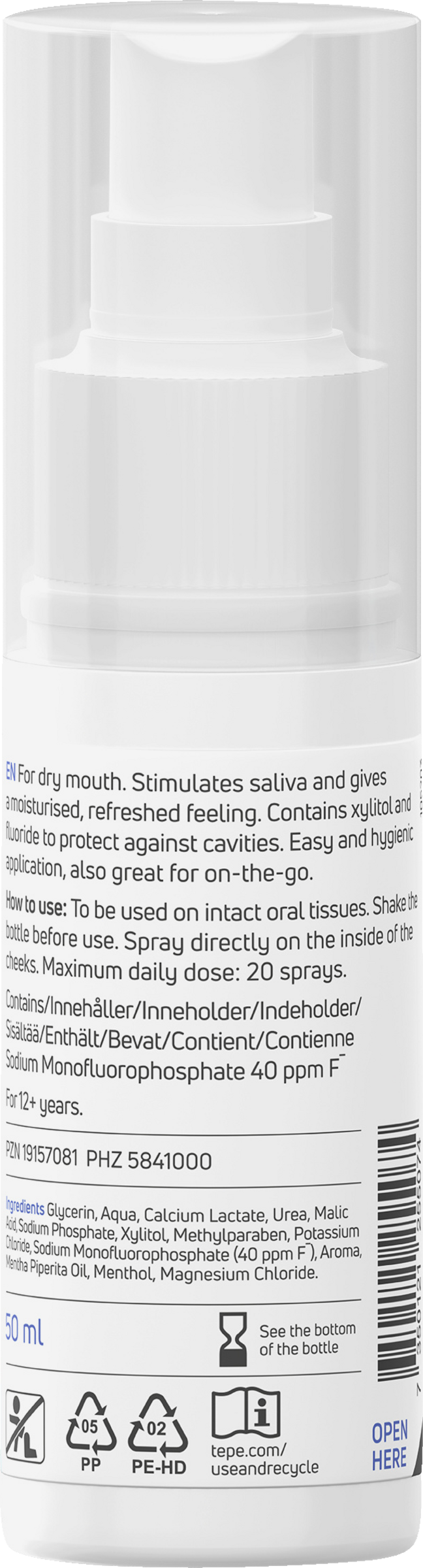 بخاخ فم مرطب بنكهة التفاح والنعناع اللطيفة 2