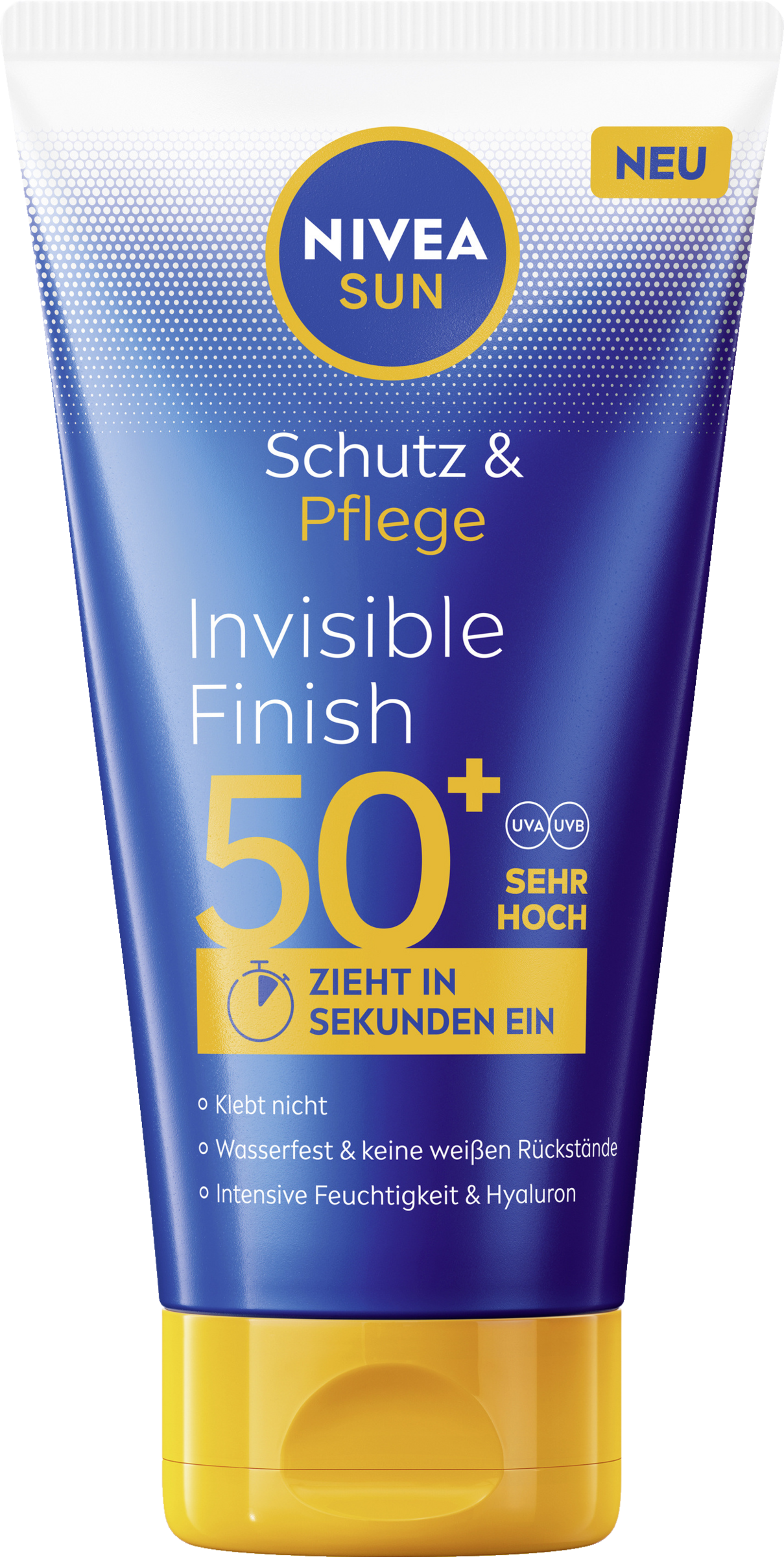 NIVEA SUN Schutz & Pflege invisible finish Sonnencreme LSF 50