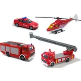 4er Autoset Feuerwehr