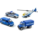 4er Autoset Polizei