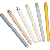 6er Set Radierbare Tintenroller Tiere