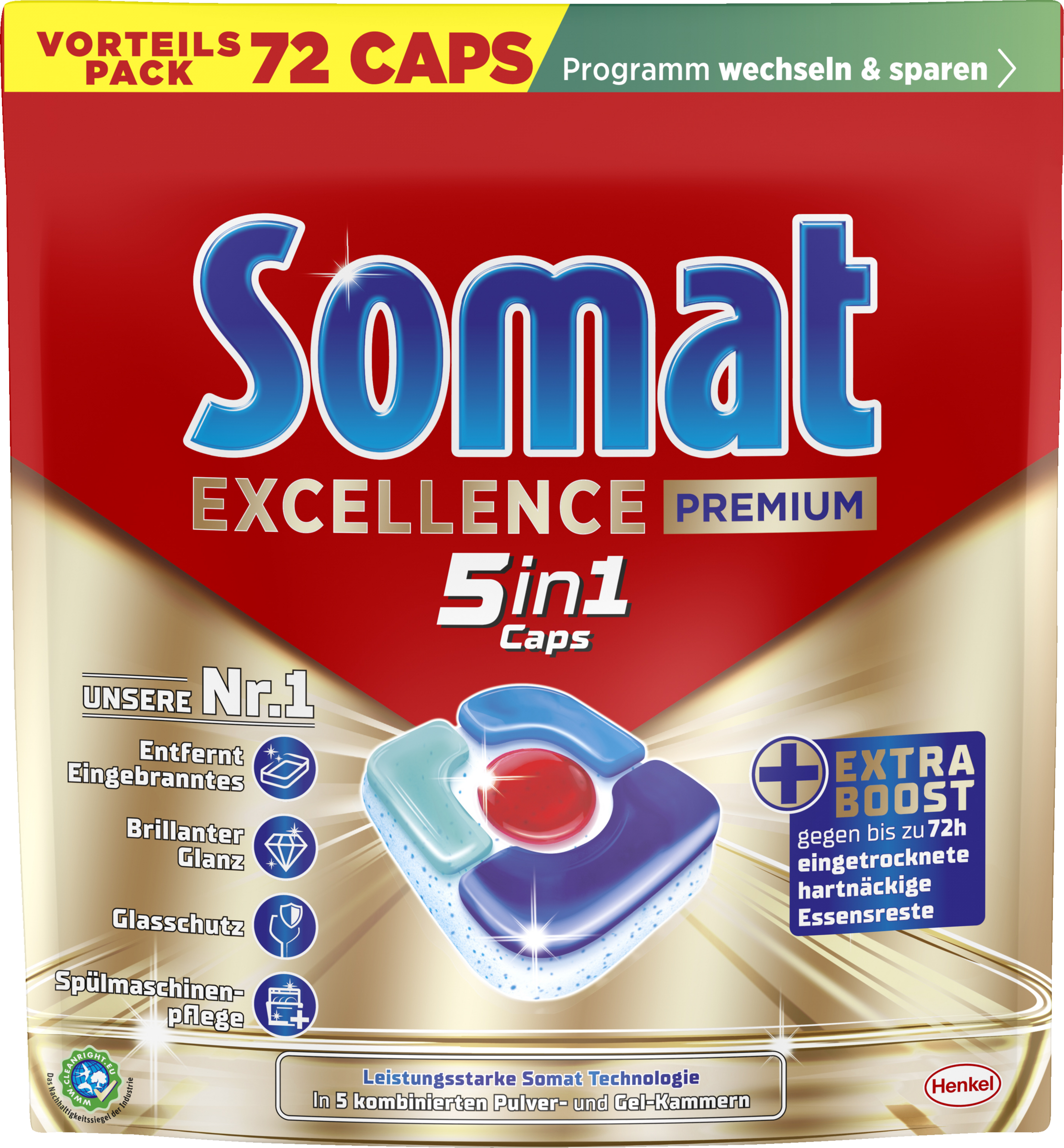 Excellence Premium 5in1 Caps Vorteilspack