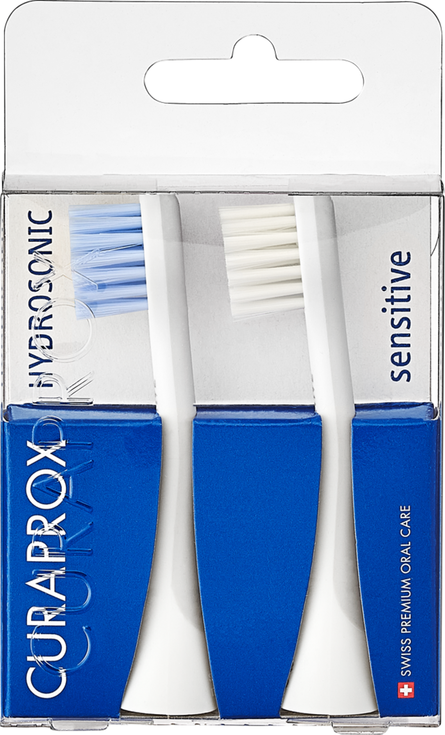 عبوة من 2 رأس فرشاة بديلة "حساسة" أزرق فاتح + أبيض