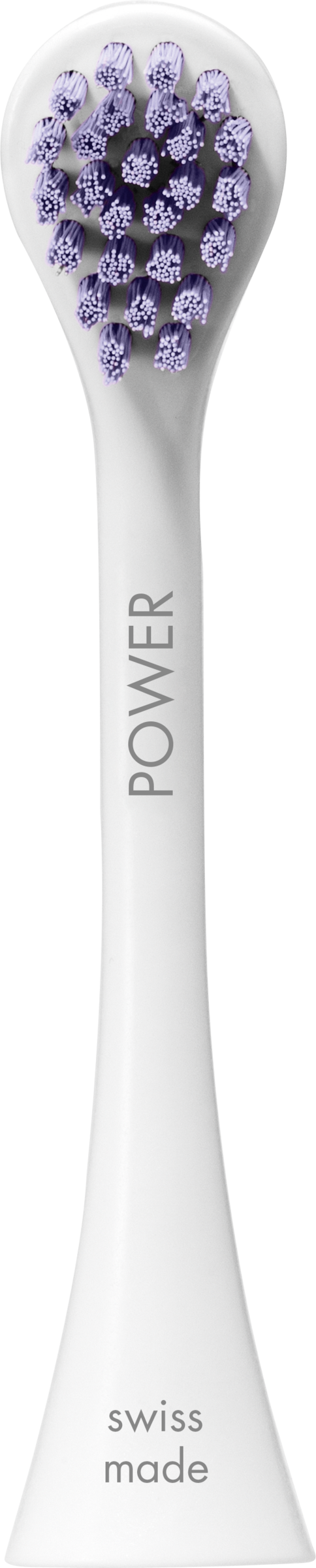 عبوة من قطعتين لرؤوس الفرشاة البديلة "power" أزرق + بنفسجي 5