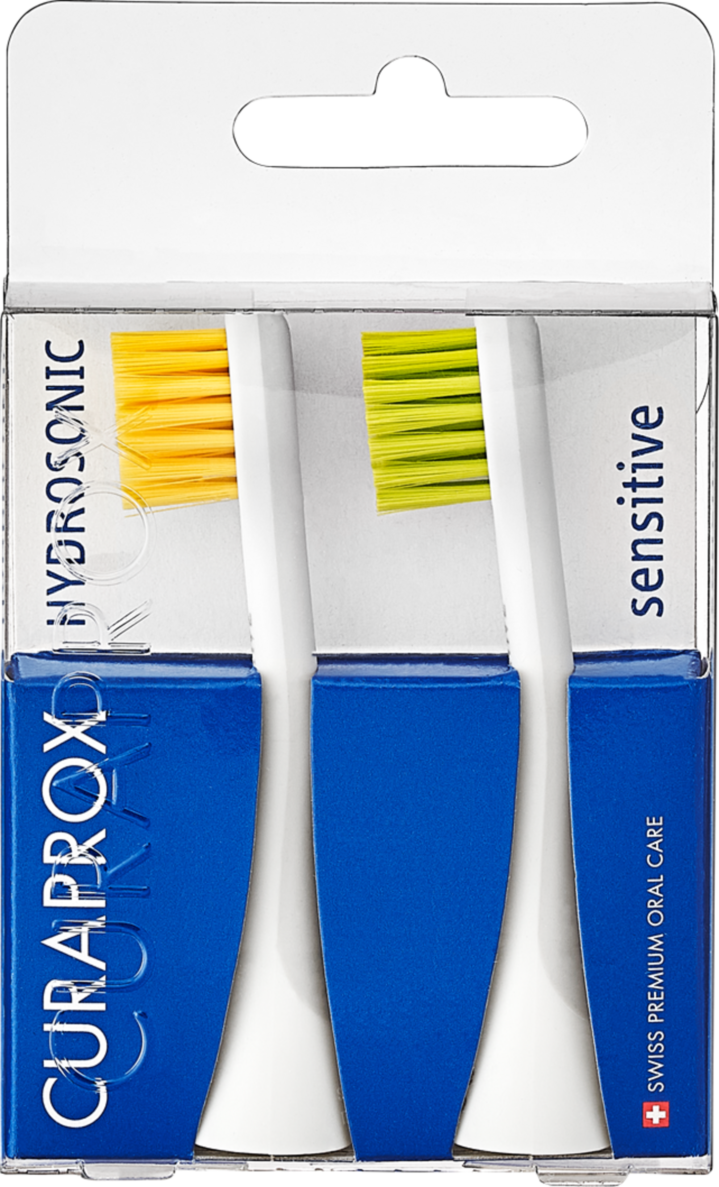 عبوة من قطعتين رؤوس فرشاة بديلة "حساس" أصفر + أخضر