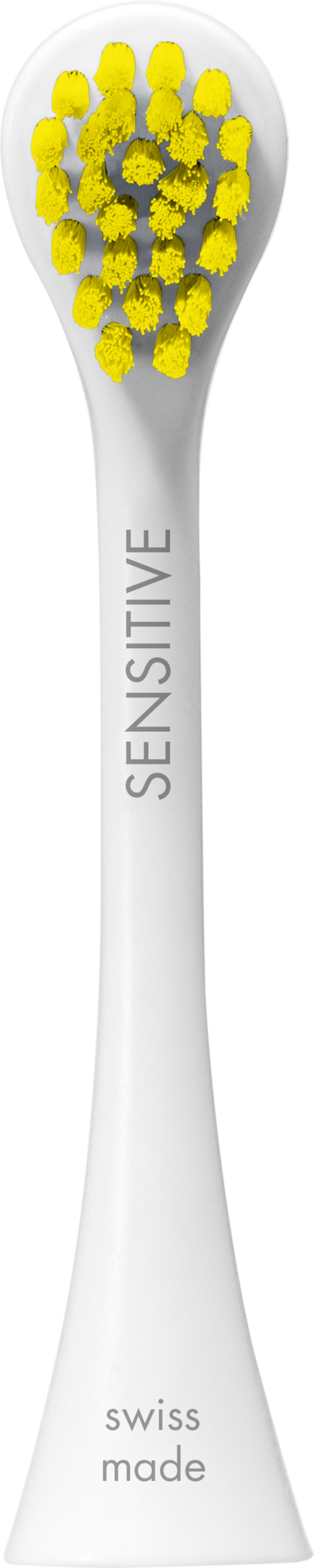 عبوة من قطعتين رؤوس فرشاة بديلة "حساس" أصفر + أخضر 2