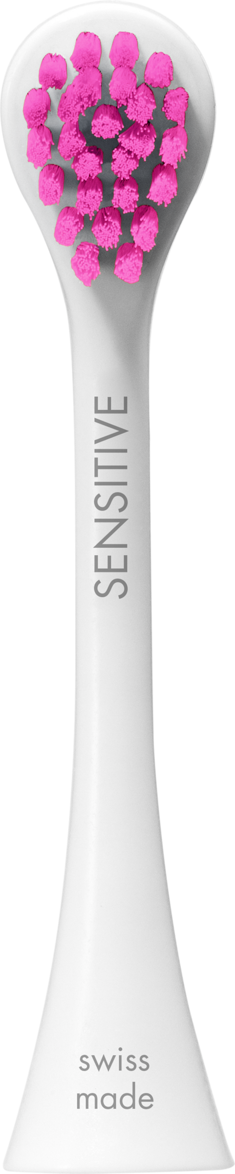 عبوة من 2 رأس فرشاة بديلة "حساسة" أزرق + وردي 2