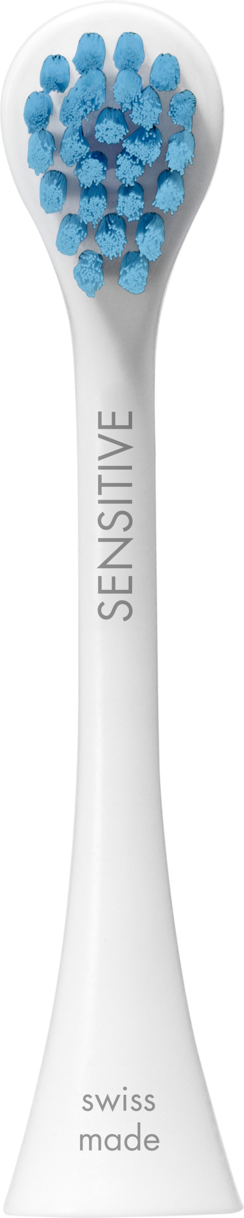 عبوة من 2 رأس فرشاة بديلة "حساسة" أزرق + وردي 4