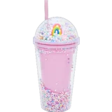 Trinkbecher mit Perlen Rosa