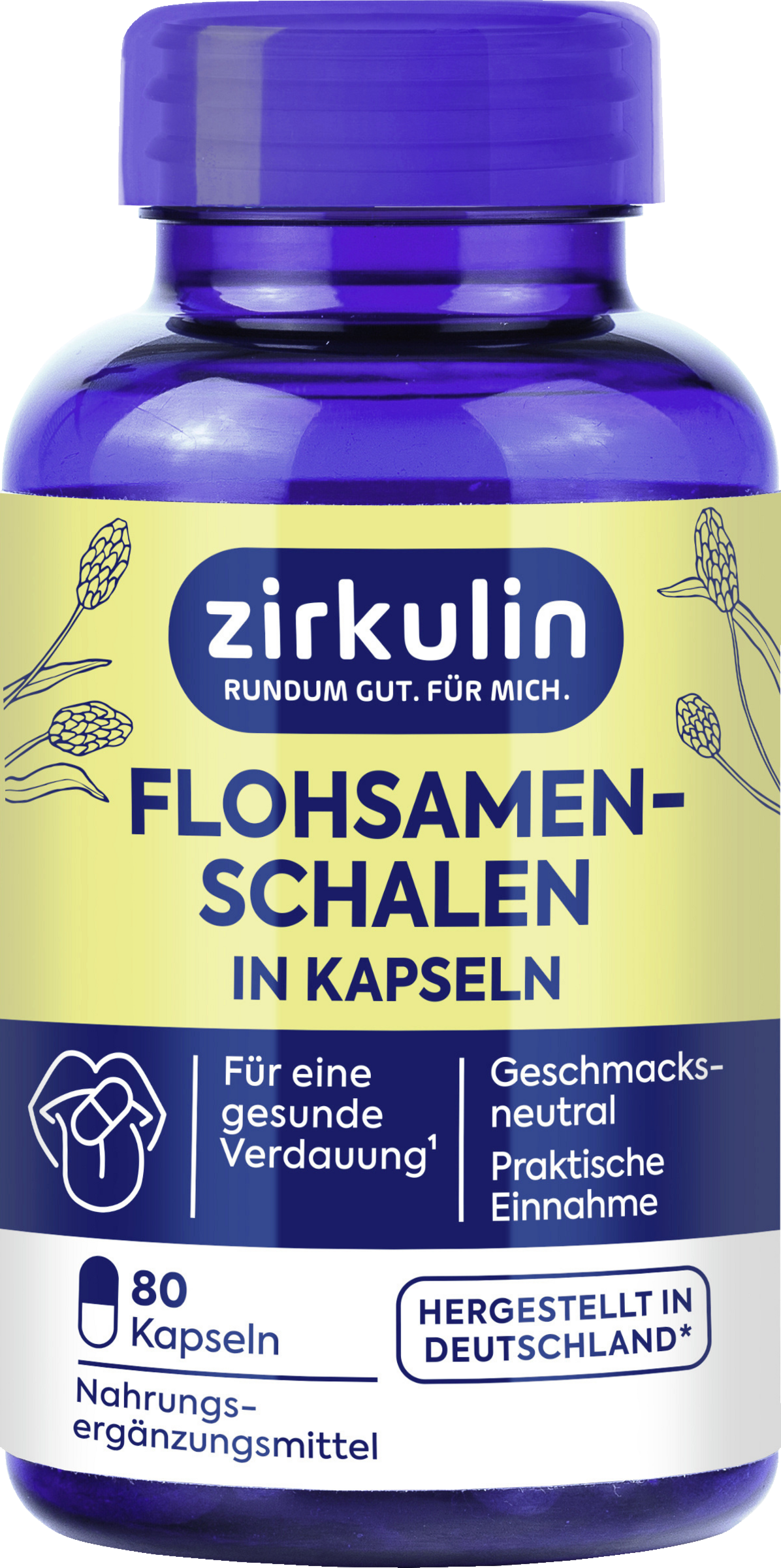 Zirkulin Flohsamenschalen Kapseln