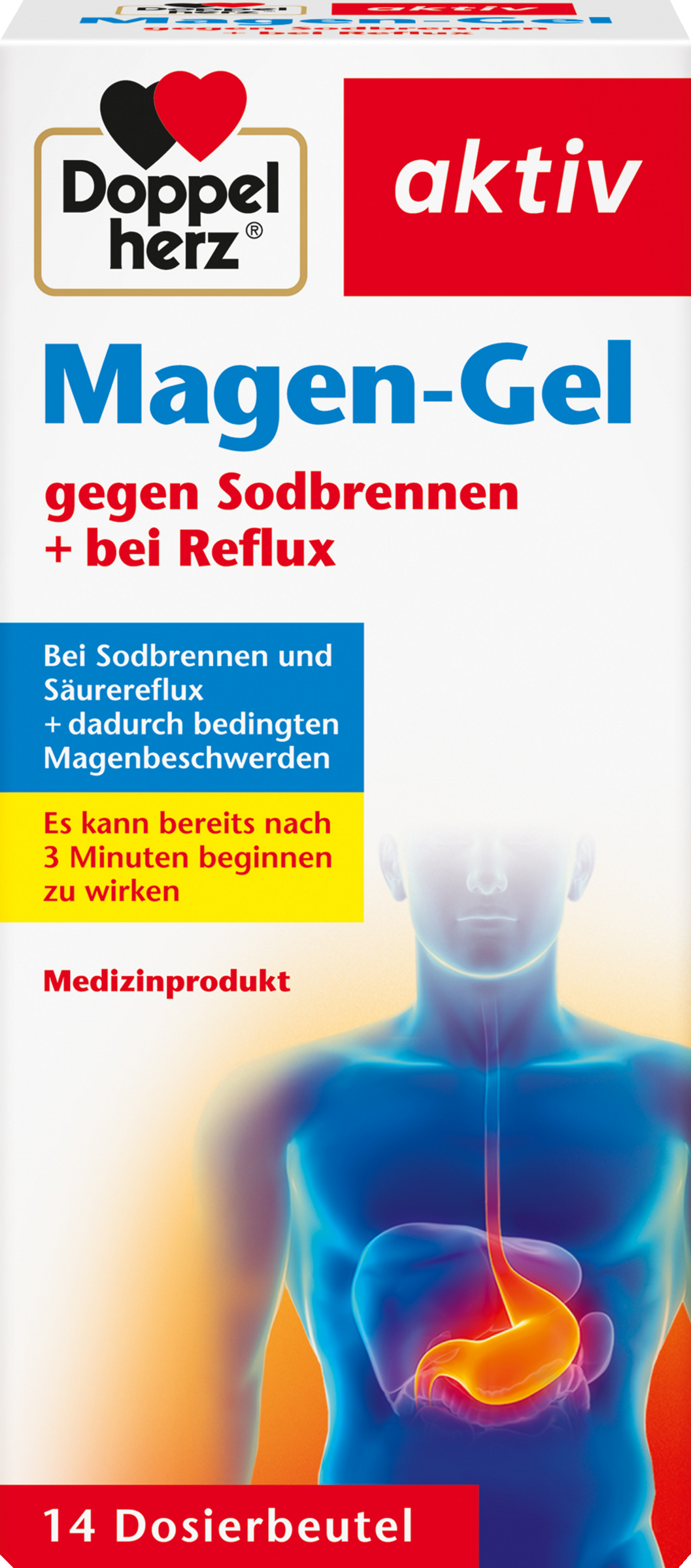 Doppelherz aktiv Magen-Gel (14 Dosierbeutel)
