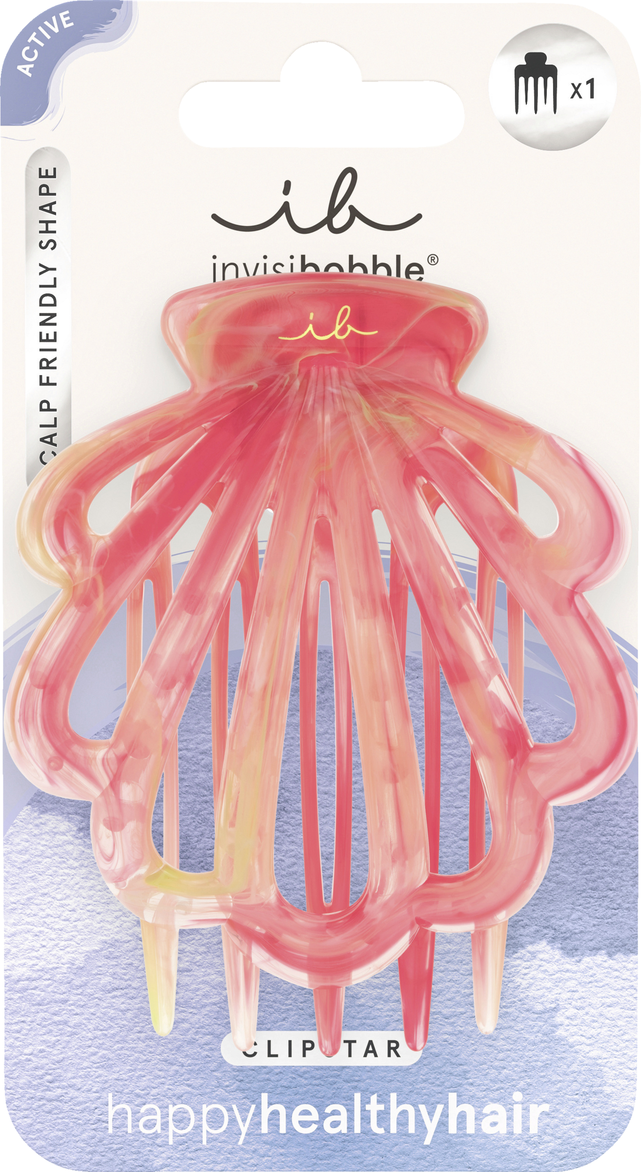 invisibobble® Clipstar L Coral Hug Haarspange