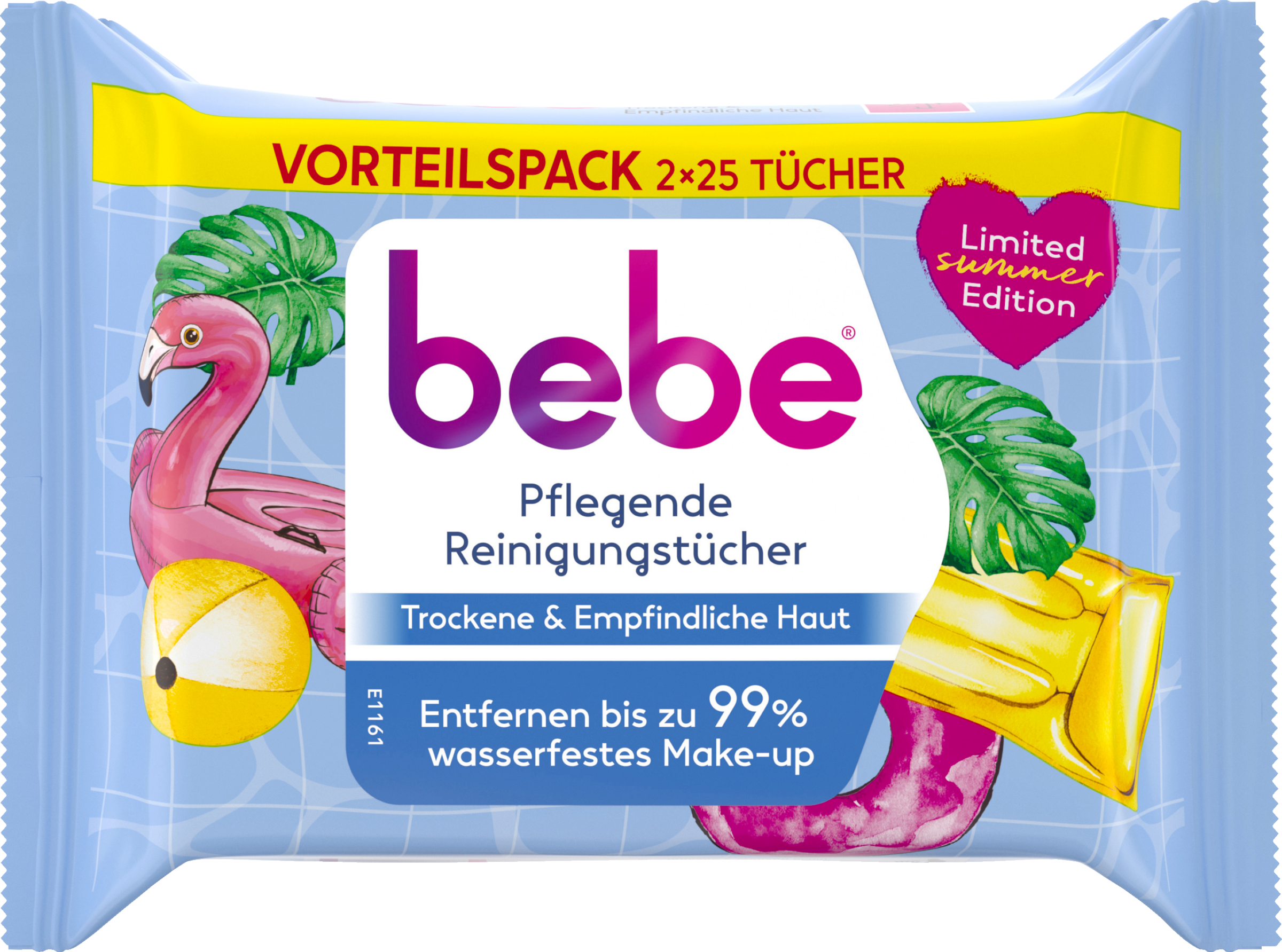 bebe Pflegende Reinigungstücher Vorteilspack
