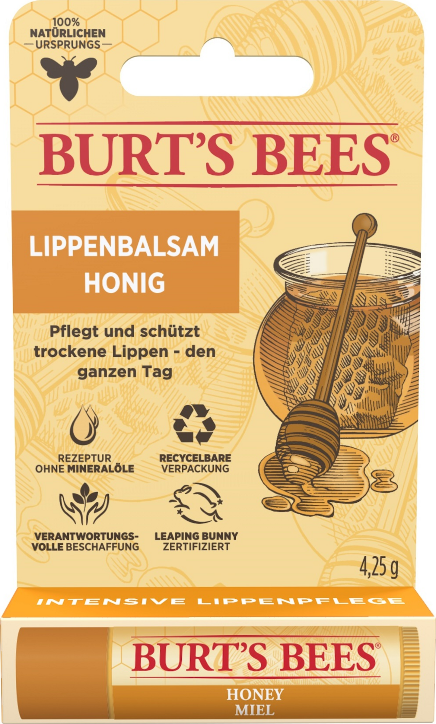 Burt's Bees Lippenpflege Honig