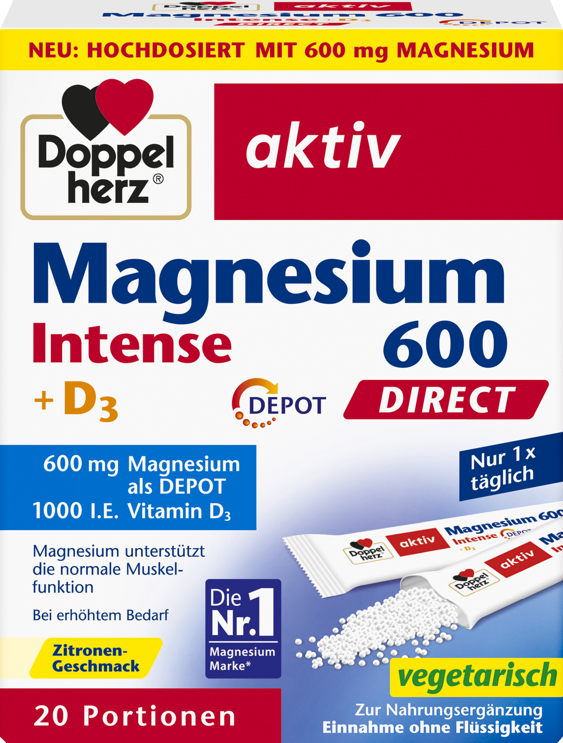 Magnesium 600 Intense + D3 Depot DIRECT