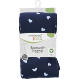 Leggings Jersey Baumwolle navy Herz Gr. 134/140