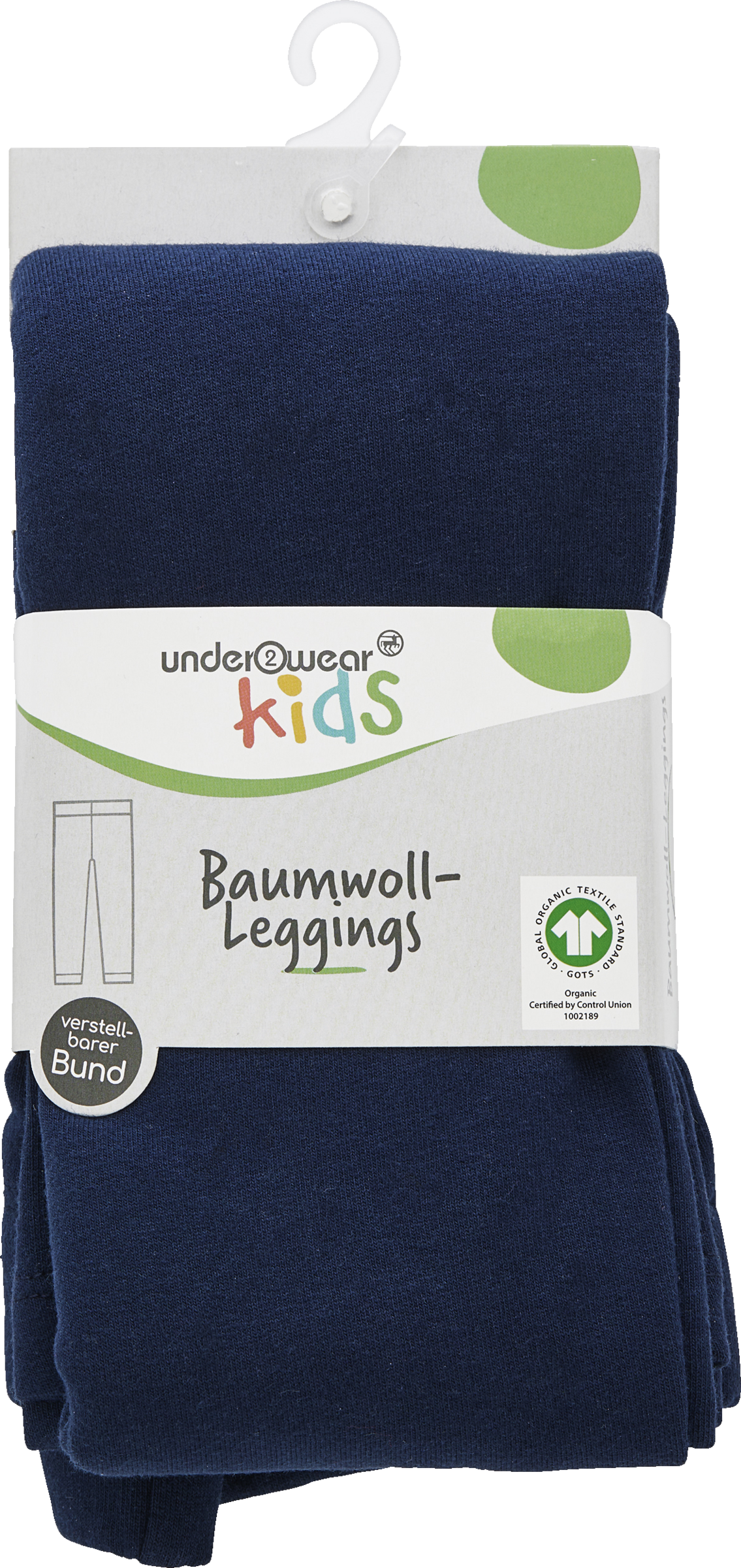 Leggings Jersey Baumwolle navy Taschen Gr. 110/116